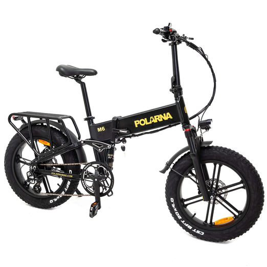 Polarna M6 20“ Fat Tire Foldable Electric Bike With 1000W Motor 48V 17.5Ah Samsung Battery  hydraulic Fork