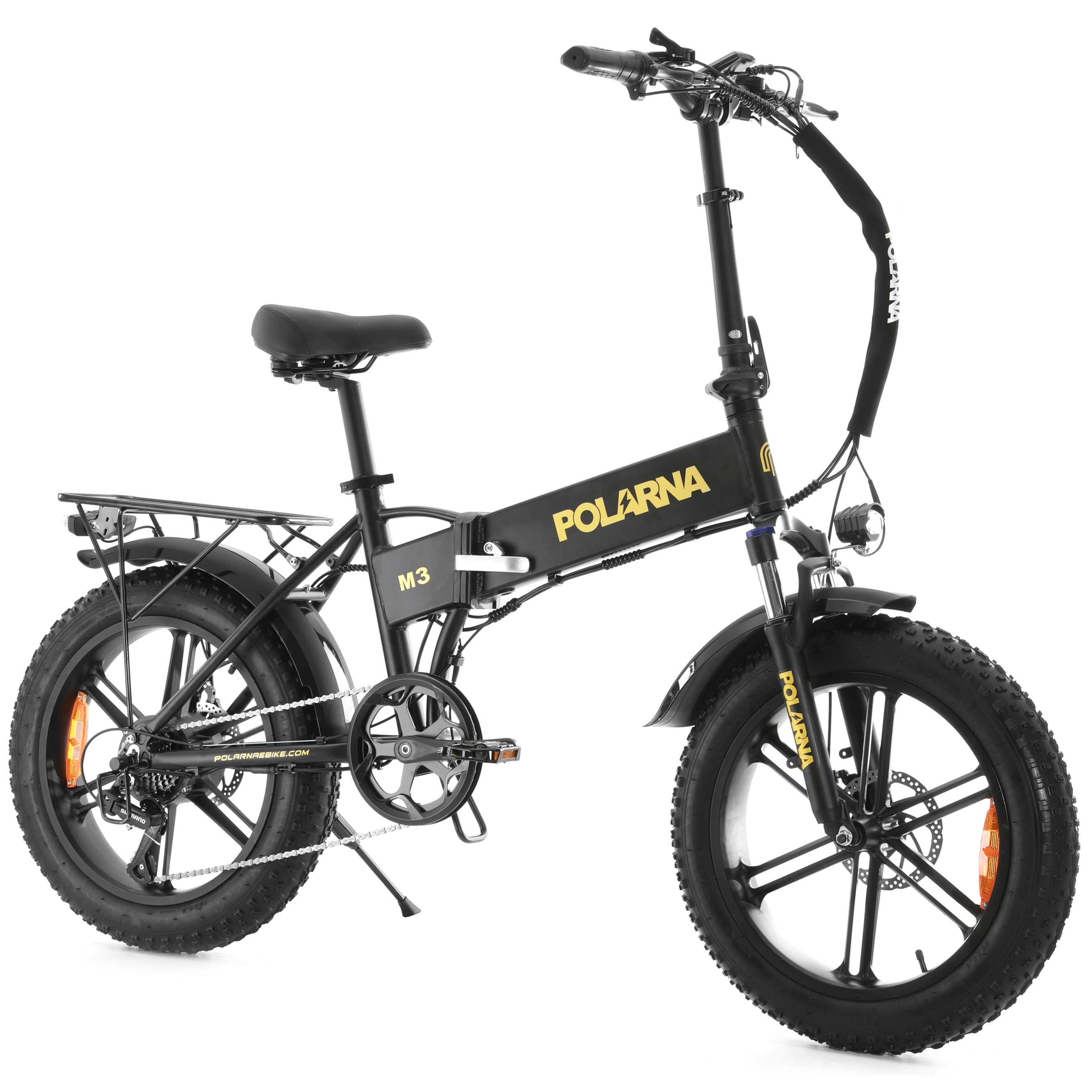 POLARNA M3 20“ Fat Tire Foldable Electric Bike With 750W Motor 48V 13Ah Battery for Snow Sand Outdoor(USA)