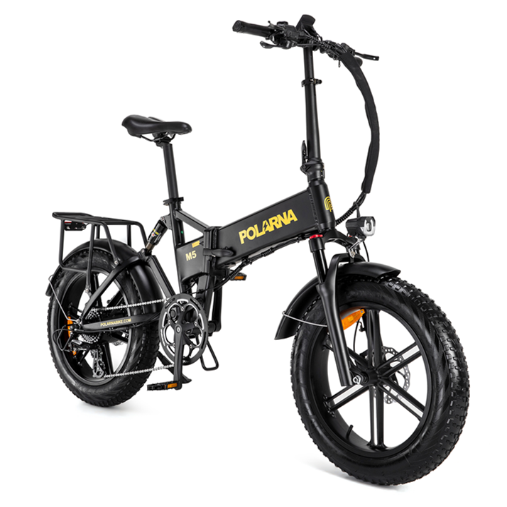 Polarna M5 20“ Fat Tire Foldable Electric Bike With 750W Motor 48V 15Ah Battery Pneumatic Fork(USA)