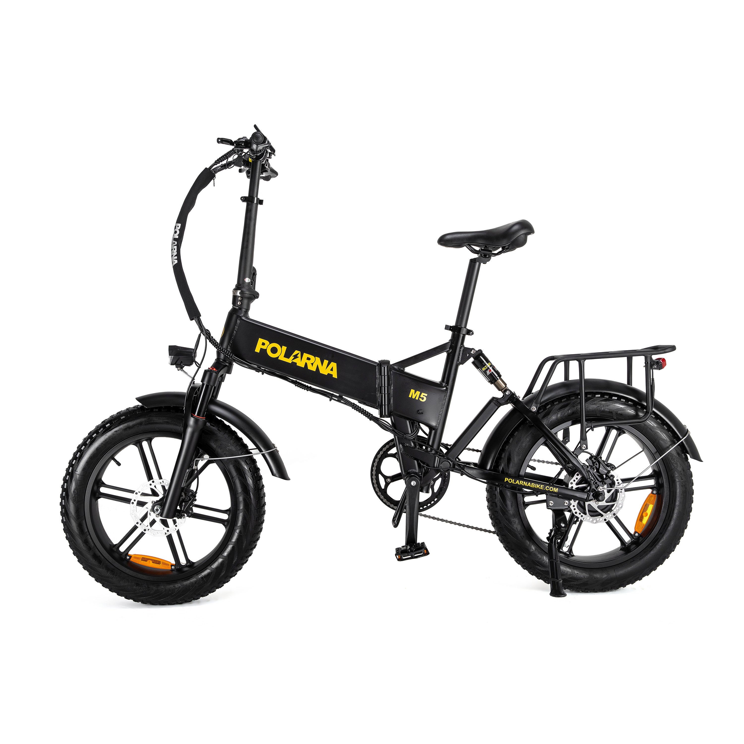 Polarna M5 20“ Fat Tire Foldable Electric Bike With 750W Motor 48V 15Ah Battery Pneumatic Fork(USA)